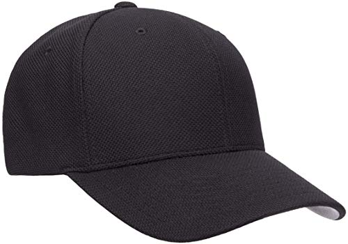 Flexfit Men's Cool & Dry Pique Mesh, Black, Osfa #TOP3