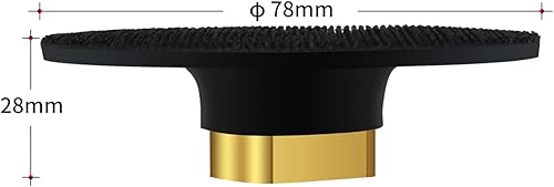 Miniatura 4 de Almohadilla trasera de goma de 3 pulgadas para amoladora angular, almohadilla de respaldo extra flexible de gancho y bucle de 58"-11