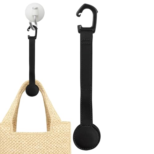 トラック用カウボーイハットラック - PUレザーマグネット式ヘッドレストハットクリップ,磁気バッグハンガーキャップクリップ収納 - RV SUV 自動車 壁 ドア 玄関 家庭 旅行用