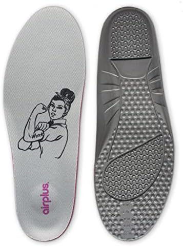Airplus Ultra Work Memory Plus Shoe Insoles for Long Lasting Comfort, Womens, Size 5-11