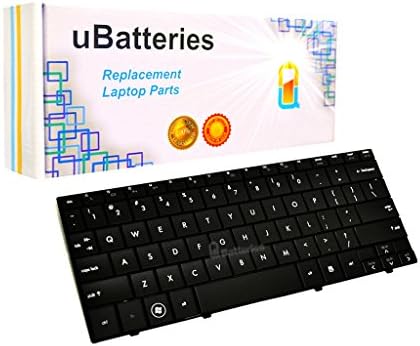 UBatteries Compatible Laptop Keyboard Replacement for Compaq Mini 110 110C 110-1000 CQ10 CQ10-100 HP Mini 110-1000 533551-071 535689-071 533549-001 535690-001 533549-001 LKB-HC17B - Black