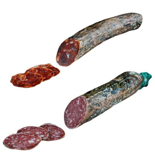 ¡OFERTA 1 Salchichón Bellota + 1 Chorizo Bellota Cular! Gourmet Corazón Extremeño