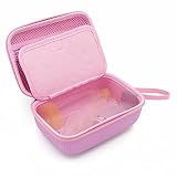 CASEMATIX Pink Travel Case Bag Compatible with Asthma Inhaler, Masks, Spacer - Case Only