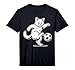 Funny Cat Soccer Ball Graphic - Cute Soccer Lover Performance T-Shirt