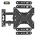 Loctek 26-55 inch TV Wall Mount Bracket Upto 72 lbs Weight Capacity, MAX. 400x400mm VESA Size, Full Motion Swivel Articulating Flat Screen