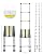 Telescoping Ladder, 20.3 FT Aluminum Extension Ladder with 2 Replacement of Non-Slip Rubber Cover, 330 lbs Load Capacity, Telescopic Ladder Portable Collapsible RV Ladder for Indoor Outdoor
