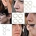 Gold Silver Hoop Earrings Cartilage Nose Septum Ear Helix Tragus Piercing Jewelry for Women Hypoallergenic Thin Tiny Hoops (4mm 22 Gauge | 1 Pair, 14K Gold Filled)