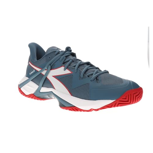 Image of Diadora Mens B.Icon 2 Ag Tennis Sneakers Shoes - Red, Yellow
