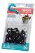 Pinhooks Push Pin 20-Pack Wall Hooks, Black