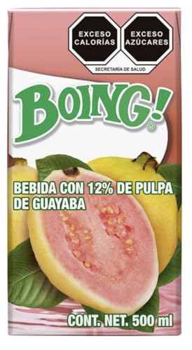 Jugo Boing Guayaba | Guava Authentic Mexican Juice 500 ml Pack of 6