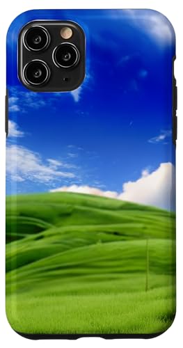 Frutiger Aero Meadow Aesthetic y2k 2000s Ironic Nostalgic �X�}�z�P�[�X iPhone 11 Pro �p