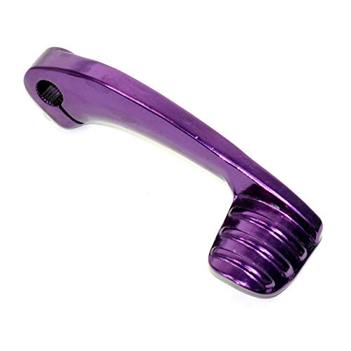 UVE MOTO - Pedal Palanca de Arranque Aluminio Color Lila para Peugeot Buxy, Elyseo, Elystar, Looxor, Speedake, Speedfight 1, Speedfight 2, Squab, SV Geo, TKR, Trekker, Vivacity, X-Fight, Zenith Cover