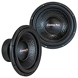 2 x 12 Subwoofer 1200W 2' 4 Ohm DVC Pro Car Audio American Bass XO-1244