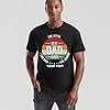 D&T Unisex Tshirt ' Dad Ever' Gift for Dad On Father's Day Or Birthday from Daughters Sons Wife for Daddy Unisex L Red #3