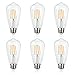Antique LED Bulb, SHINE HAI 4W (40W Equivalent) ST58 Vintage Edison Light Bulb LED Lighting, 470 Lumen Warm White 2700K E26 Base, Pack of 6