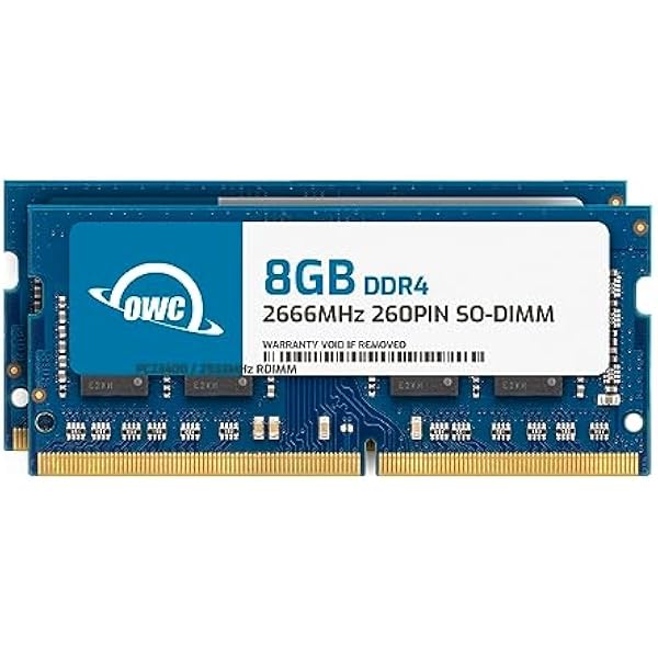 OWC 16,0 GB (2 x 8 GB) 2666 MHz DDR4 PC4-21300 SO-DIMM 260-pinowe rozszerzenie pamięci, (OWC2666DDR4S16P), dla 2019-2020 27 cali iMac (iMac19,1 iMac20,1 iMac20,1 2)