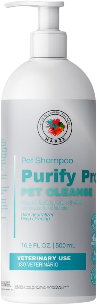 Manzz Purify Pro Home Care Shampoo 500ml | Deep Cleansing & Oil Control | Professional Purifying Formula | Vegan & Paraben-Free