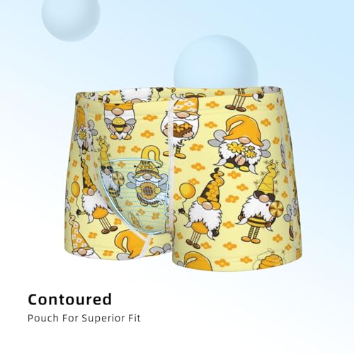Boys' Cotton Boxer Brief Soft Underwear-Garden Honeybee Gnomes4