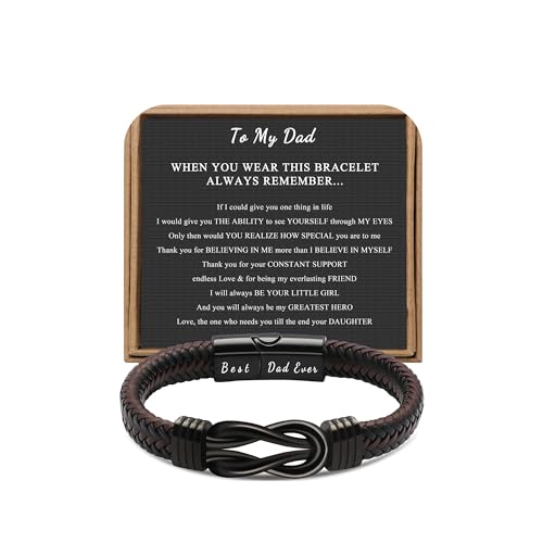 JoycuFF 𝗚𝗶𝗳𝘁𝘀 𝗳𝗼𝗿 𝗠𝗲𝗻 𝗞𝗻𝗼𝘁 𝗕𝗿𝗮𝗰𝗲𝗹𝗲𝘁, Christmas Birthday Anniversary Valentines Fathers Day Ideas Gifts for Dad Husband Boyfriend Son New Dad Stepdad Bracelets for Men