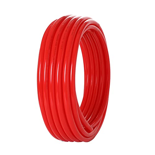 EFIELD 3/4 Inch x 100 Ft Pex-b Pipe/Tubing (NSF Certified) Red Color for Potable Water-Plumbing Application with a Pipe Cutter,(B-3)