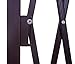 Absperrgitter HWC-B34AM, Scherengitter Rankhilfe Tierschutzgitter ausziehbar, Alu braun - Höhe 103cm, Breite 27-207cm