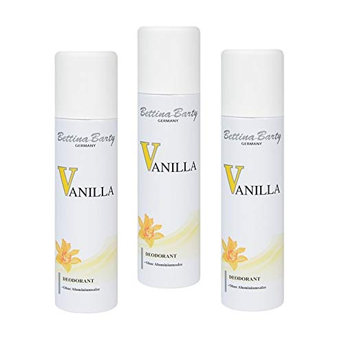 Bettina Barty Vanilla Deodorant Spray 3 x 150 ml