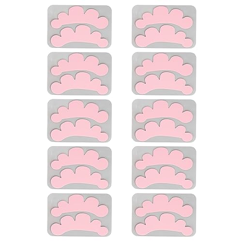 Almofadas de Gel para Os Olhos, 10 Pares de Extensão de Cílios de Silicone Sob As Almofadas para Os