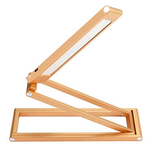 Preisvergleich Produktbild Exmate Faltbare LED Schreibtischlampe mit 3 Helligkeitseinstellungen USB Wiederaufladbar