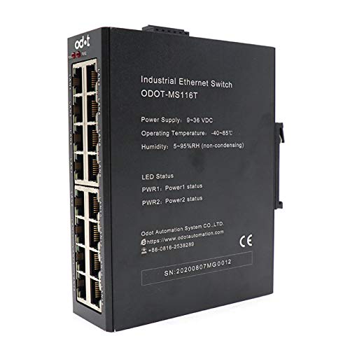 Commutateur Ethernet ODOT MS116T 16 ports avec commutation fluide haute performance