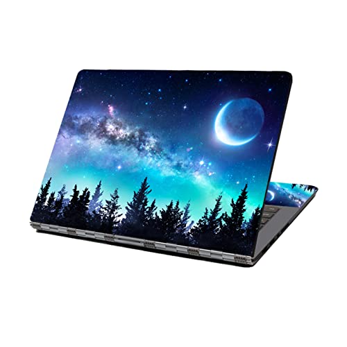 Adhesivo para ordenador portátil de 13, 13.3, 14, 15.4 y 15.6pulgadas (Luna y Galaxia)