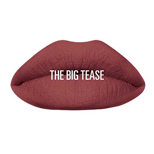Eddie Funkhouser Twisted Kisses Matte Lip Crayon, Long Lasting Matte Lipstick (The Big Tease) #TOP1