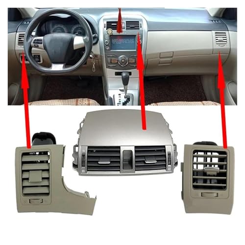 Grille de ventilation centrale pour Toyota Corolla Altis 2007-2013