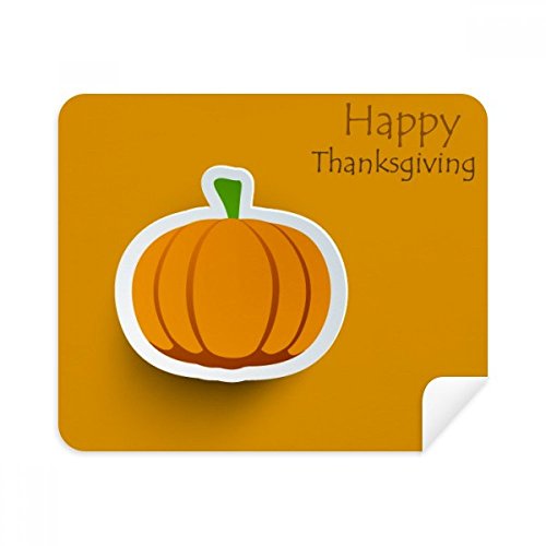 Chiffons écran motif citrouille Thanksgiving (Lot de 2) pour un nettoyage quotidien