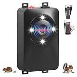 Mouse Blocker for Cars, Battery Operated Pest Control with Pest Strobe Light for Keeping Rodents Away from Vehicles, Car Engine Mouse Deterrent for Prevent Rodents from Entering Cars & Indoor Spaces
