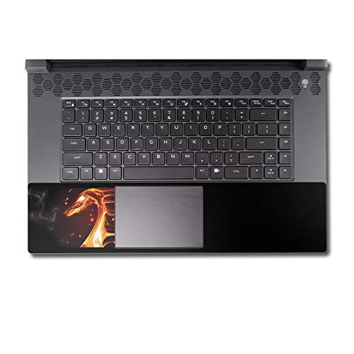 Image of MightySkins Skin Compatible with Alienware M17 R5 (2022) Full Wrap Kit - Flaming Dragon | Protective, Durable, and Unique Vinyl Decal wrap Cover | Easy to Apply & Change Styles | Made in The USA