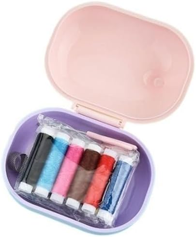 LWECMGSA PP Household Needle Thread Box Set Compact Hand Sewing Bag Multi-Functional Tool Storage