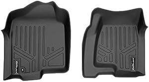 MAXLINER Floor Mats 1st Row Liner Compatible with 1999-2007 Silverado/Sierra 1500/2500/3500 / 2000-2006 Tahoe/Yukon/Suburban/Yukon XL