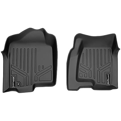 SMARTLINER Floor Mats 1st Row Liner for 2005-2006 Cadillac Escalade