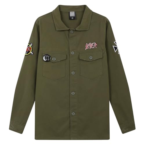 Surchemise militaire Slayer pour homme pour affirmer un look rebelle unique