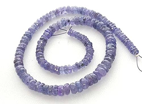 Tanzanite perles précieuses pour concevoir un cadeau d'anniversaire fait main inoubliable