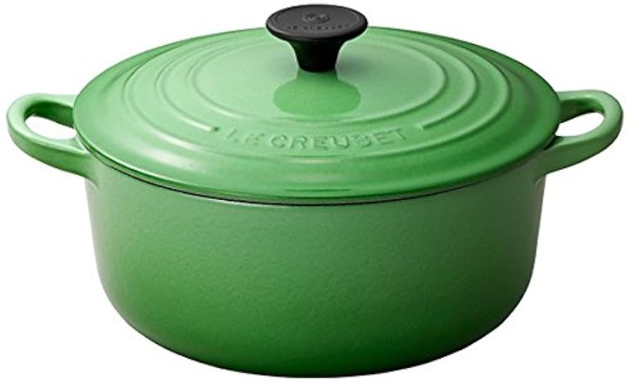 【美品】LE CREUSET　ココット ロンド ローズマリー　20cm Amazon.co.jp: Le Creuset ココット・ロンド20cm(ローズマリー