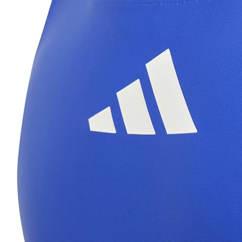 Adidas Mädchen Solid Small Logo Swimsuit, Semi Lucid Blue/White, 9-10 Years