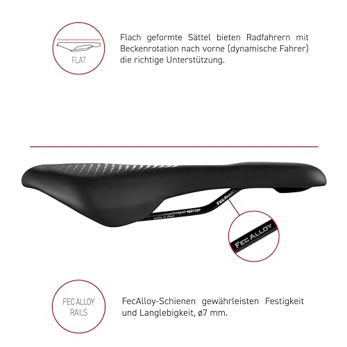 Selle Italia A3 Gel Flow Fahrradsattel – Komfortabel und vielseitig