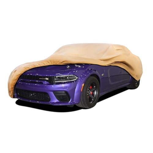 JURMON Heavy Duty Outdoor Car Cover Custom Fit for 2005-2026 Dodge Charger,Windproof All Weather Waterproof Sun Rain UV Dust Snow Protection Outdoor Car Covers by JURMON - Used condition - US$30.22