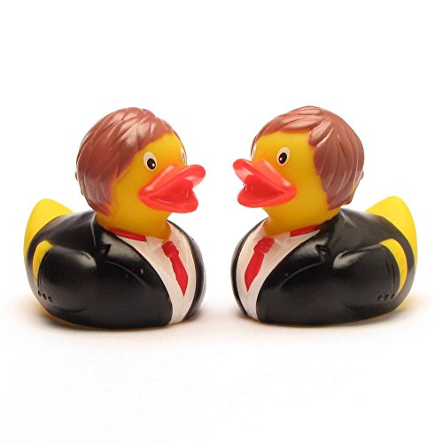 Canard couineur couple de mariés pour décoration de pièce montée