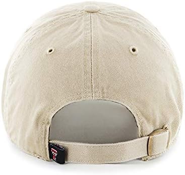 NCAA Texas Tech Red Raiders Mens '47 Clean Up Adjustable Hat'47 Clean Up Adjustable Hat, Alternate Team Color, One Size - Image 2