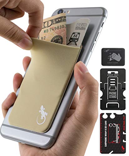 image for Gecko Travel Tech A Card Holder Phone Wallet Stick on - Credit Card Ho
