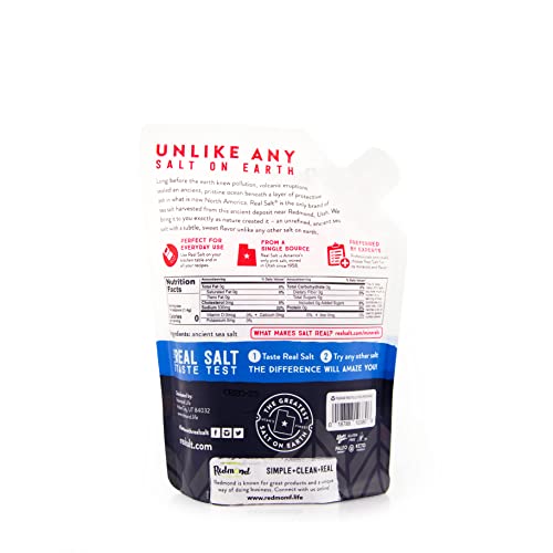 Redmond Real Sea Salt - Natural Unrefined Gluten Free Coarse, 16 Ounce Pouch (1 Pack) #TOP1