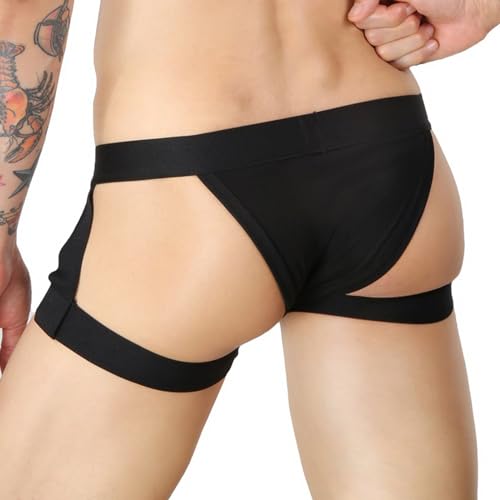 Jock Straps for Men Hollow Out Boxer Briefs Gym Athletic Supporters Cotton Panties Jockstraps Underwear3