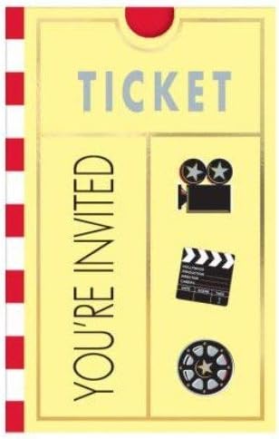 Amscan Invitation, 5 5/8" x 3 7/8", Multicolor